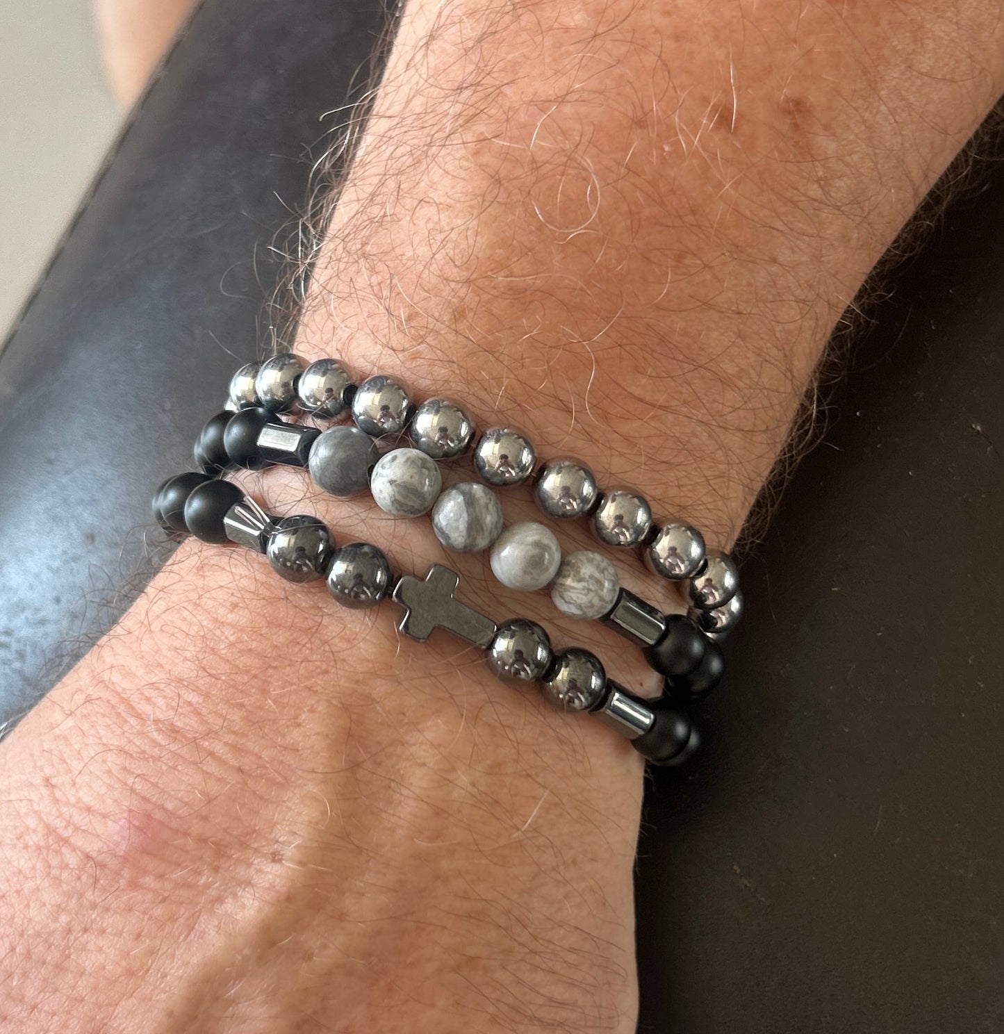 🕊️ GraceStone™ Cross Bracelet Set