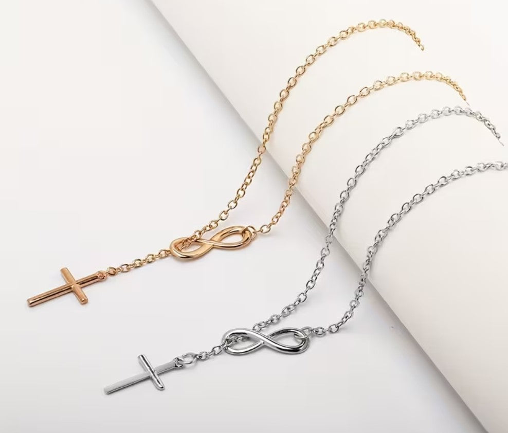 ♾️ Infinite Faith Cross Necklace