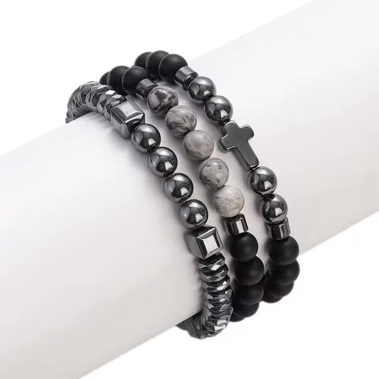 🕊️ GraceStone™ Cross Bracelet Set